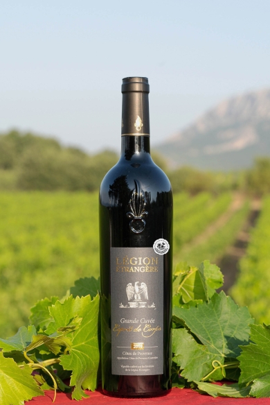 Esprit de Corps Rotwein „Grande Cuvée“.